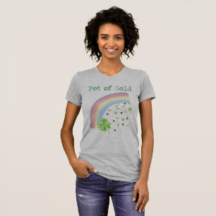 ポットオブ金ゴールドセントパトリックの日Tシャツ Tシャツ