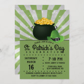 ポットオ金ゴールドレプレシャンハット 招待状 (正面/裏面)