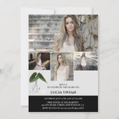 ポットクラシックスクリプト5フォトメモリ卒業 招待状 (裏面)