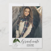 ポットクラシックスクリプト5フォトメモリ卒業 招待状 (正面)