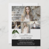 ポットクラシックスクリプト5フォトメモリ卒業 招待状 (裏面)