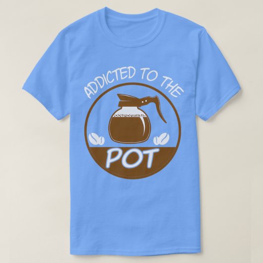 ポットバリスタ Tシャツ (デザイン正面)