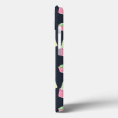 ポットパターンのネオン水彩画のサボテン Case-Mate iPhoneケース (裏面 / 左)
