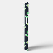 ポットパターンのネオン水彩画のサボテン Case-Mate iPhoneケース (裏面 / 右)