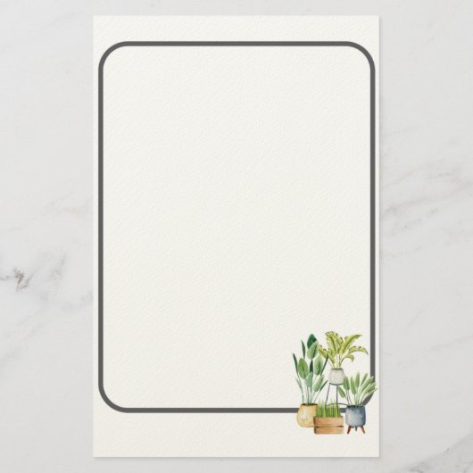 ポットパーソナル文房具筆記用紙 便箋 (裏面)