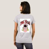 ポットヘッドウーマンTシャツ Tシャツ (裏面フル)