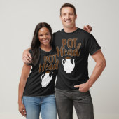 ポットヘッドコーヒー及び猫ラテ Tシャツ (ユニセックス)
