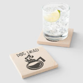 ポットヘッドコーヒー ストーンコースター (横)