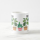 ポットヘッド/ガーデナーママ熱狂するプラントレディ コーヒーマグカップ (中央)