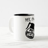 ポットヘッド/コーヒーマグ ツートーンマグカップ (正面左)