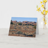 ポットホールポイントのトレイルから針 カード (黄色い花)