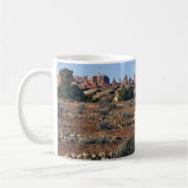 ポットホールポイントのトレイルから針 コーヒーマグカップ (左)