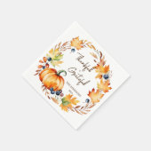 ポットラックスサンクスギビングパーティー食器 スタンダードカクテルナプキン (角)