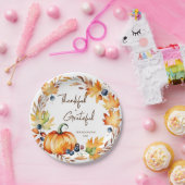 ポットラックスサンクスギビングパーティー食器 ペーパープレート (パーティー)