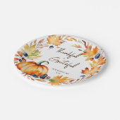 ポットラックスサンクスギビングパーティー食器 ペーパープレート (アングル)