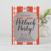 ポットラックスパゲッティディナーディナーイタリアンパーティー 案内状 (スタンド正面)