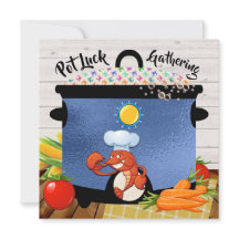 ポットラック/任意のタイプ招待状