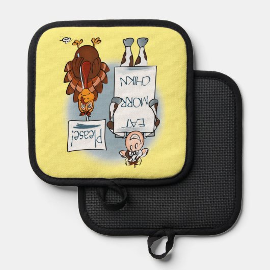 ポット保持者 鍋敷き (正面/裏面)