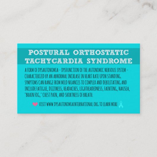 ポット名刺 名刺 (正面)