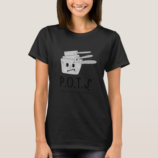 ポット姿勢起立性頻脈症候群 Tシャツ (正面)