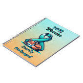 ポット戦士 | 自律神経障害認識度リボン ノートブック (左側)