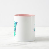 ポット戦士 | 自律神経障害認識度リボン マグカップ (中央)