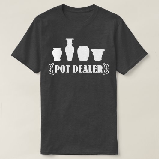 ポット業者の陶器1 Tシャツ (デザイン正面)