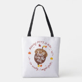 ポット秋テーマトート トートバッグ (裏面)