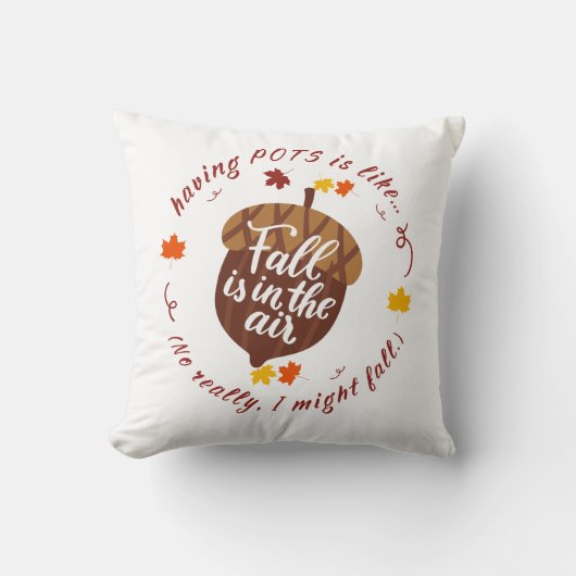 ポット秋テーマ装飾用クッション クッション (正面)