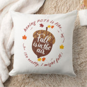 ポット秋テーマ装飾用クッション クッション (ブランケット)