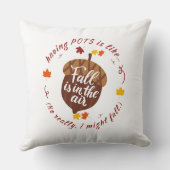 ポット秋テーマ装飾用クッション クッション (裏面)