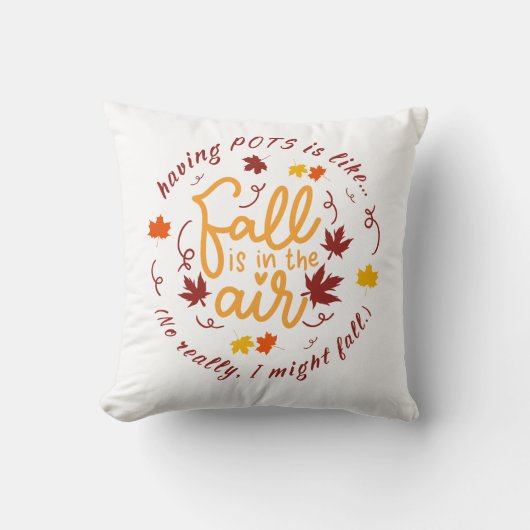 ポット秋テーマ装飾用クッション クッション (正面)