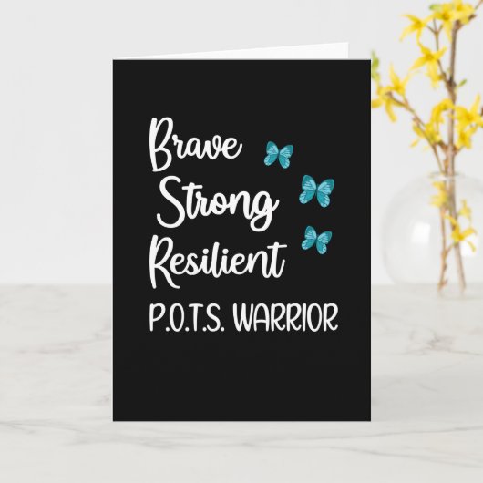 ポット認識度月姿勢頻拍症候群 カード (黄色い花)