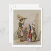 ポット販売業者、c.1855 ポストカード (正面/裏面)