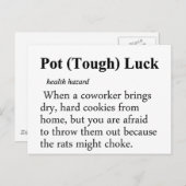 ポット運の定義 ポストカード (正面/裏面)