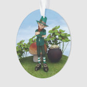 ポット金ゴールド オーナメント (正面)