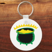 ポット金ゴールド キーホルダー (正面)