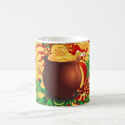 ポット金ゴールド コーヒーマグカップ (中央)