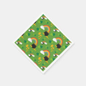 ポット金ゴールド スタンダードカクテルナプキン (角)