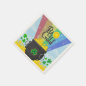 ポット金ゴールド スタンダードカクテルナプキン (角)