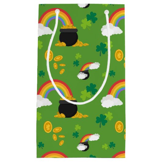 ポット金ゴールド スモールペーパーバッグ (正面)