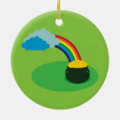 ポット金ゴールド セラミックオーナメント (裏面)