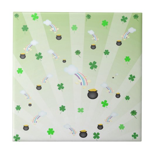 ポット金ゴールド タイル (正面)