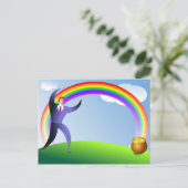 ポット金ゴールド ポストカード (スタンド正面)