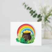 ポット金ゴールド ポストカード (スタンド正面)