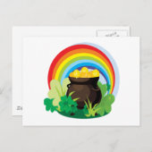 ポット金ゴールド ポストカード (正面/裏面)