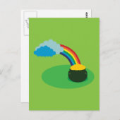 ポット金ゴールド ポストカード (正面/裏面)