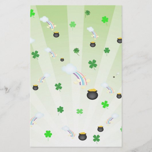 ポット金ゴールド 便箋 (正面)