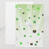 ポット金ゴールド 便箋 (正面/裏面)