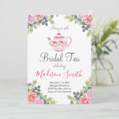 ポット　ブライズシャワー　ティーパーティー　ご招待 招待状 (スタンド正面)